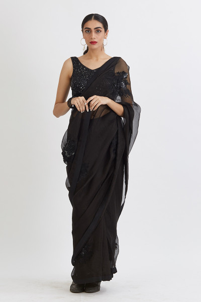 ARADHANA BLACK SAREE