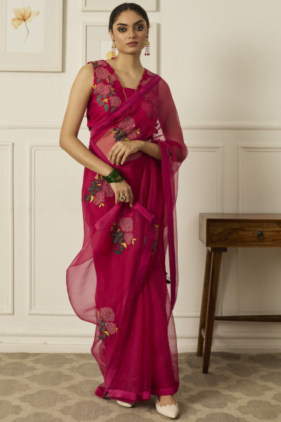 PINK SUHANI SAREE