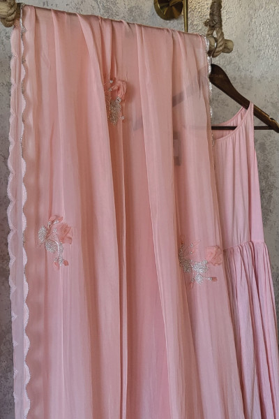 PETAL PINK ANARKALI