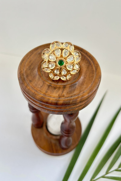 KUNDAN MEENA RING