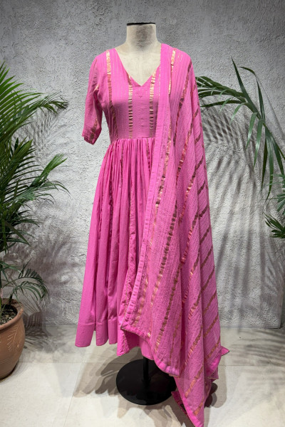 RANI PINK RUPALI ANARKALI