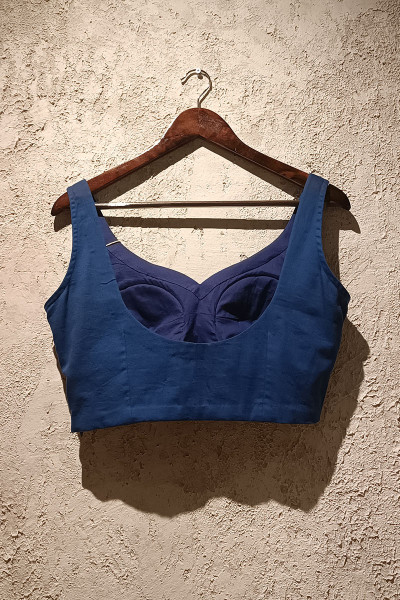 TAMANNA COBALT BLUE BLOUSE