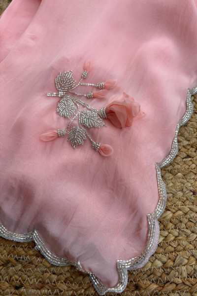 PATEL PINK DUPATTA