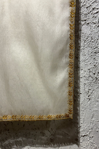 GULABH IVORY DUPATTA