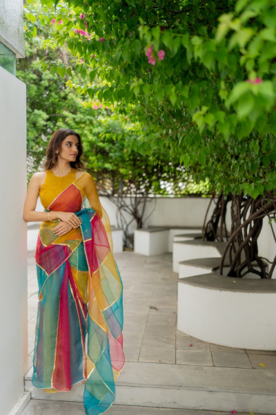 MUTIYAR SILK ORGANZA SAREE