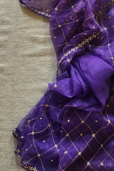 PURPLE RIWAYAT SAREE