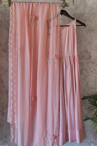 PETAL PINK ANARKALI