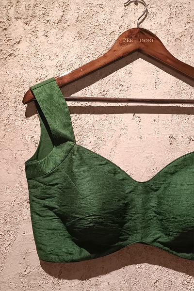 AAKRITI GREEN BLOUSE