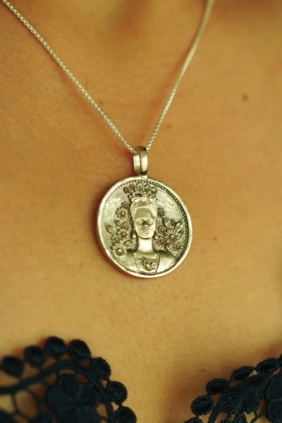 FRIDA KAHLO COIN PENDANT