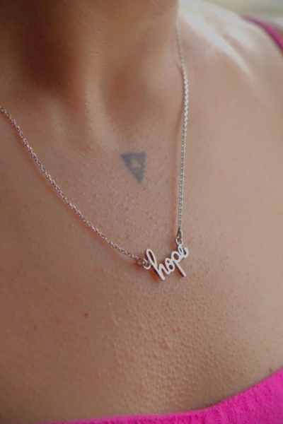 HOPE NECKLACE SILVER