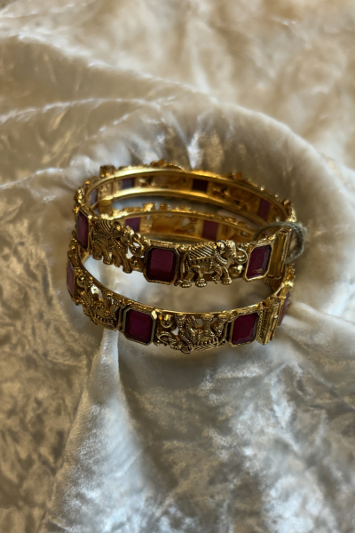 RUHANI GOLD BANGLES