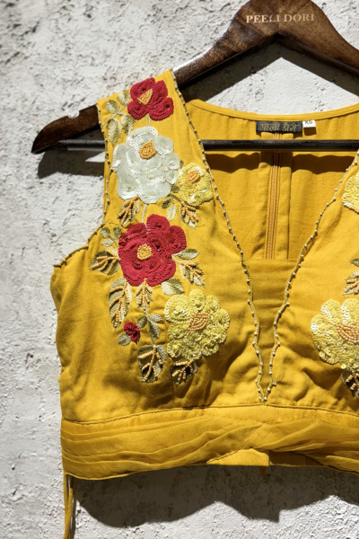 YELLOW SAHINA BLOUSE