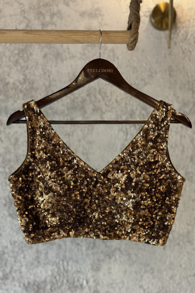 BRONZE ANAMIKA BLOUSE