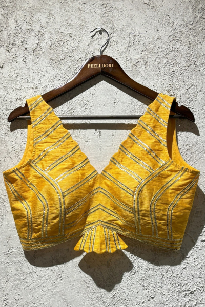 YELLOW DHARA BLOUSE