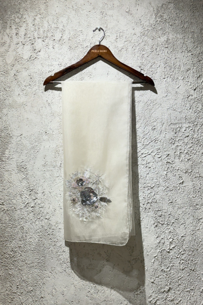 IVORY ARADHANA DUPATTA