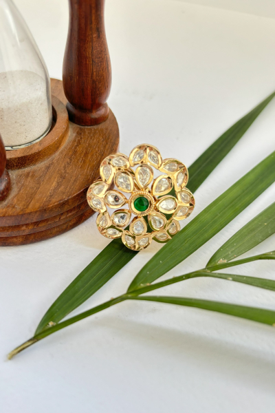 KUNDAN MEENA RING