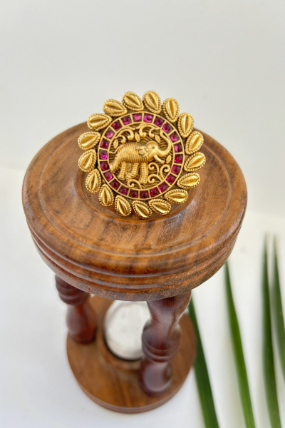 HATHI GOLD RING