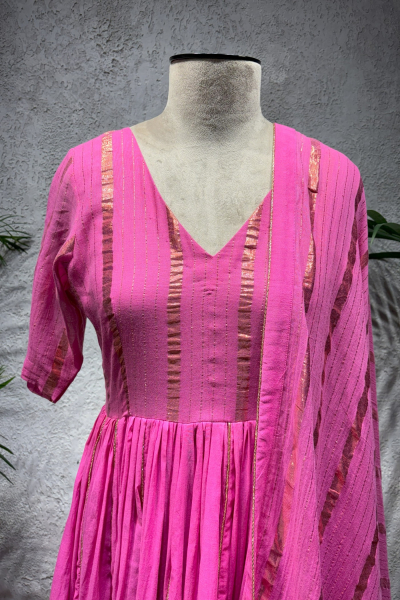 RANI PINK RUPALI ANARKALI