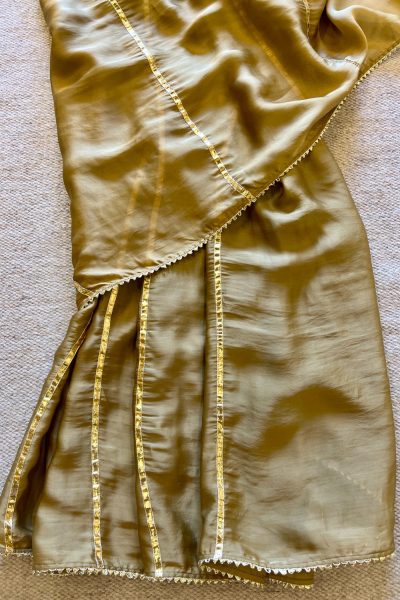 GOLD DHARA SATIN SAREE