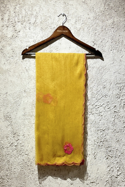 YELLOW GUL DUPATTA