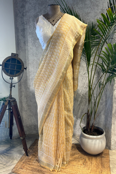 LINEN DAMINI SAREE