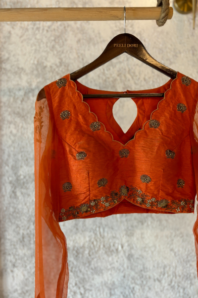 RASHI RAW SILK BLOUSE