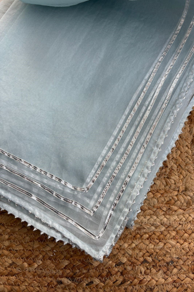 TILFI POWDER BLUE DUPATTA