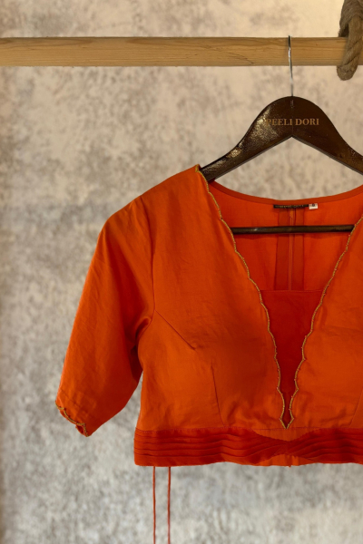 SAHINA BLOUSE (ORANGE)