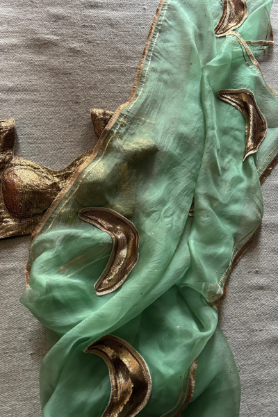CRESCENT SILK ORGANZA SAREE