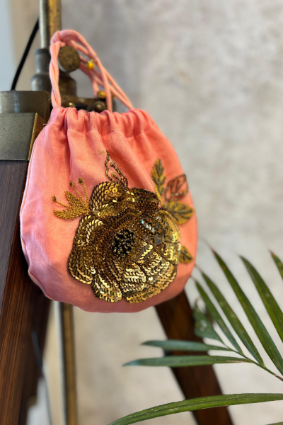 PASTEL PINK PARO POTLI 