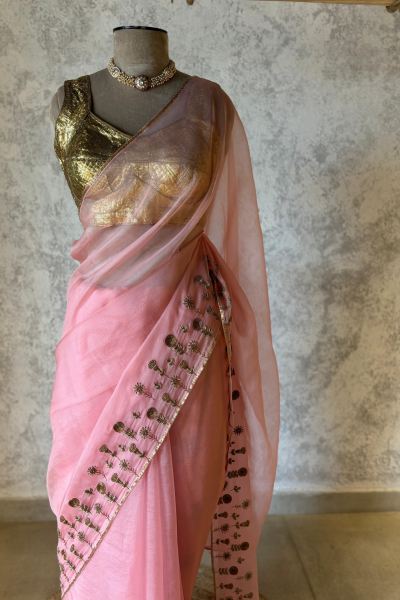 EDAN PINK SAREE