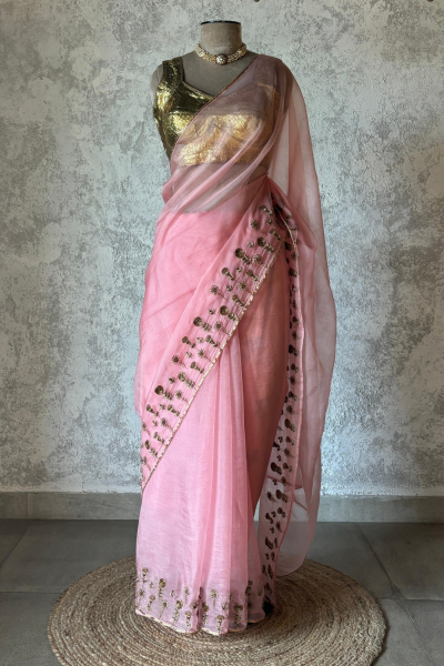 EDAN PINK SAREE