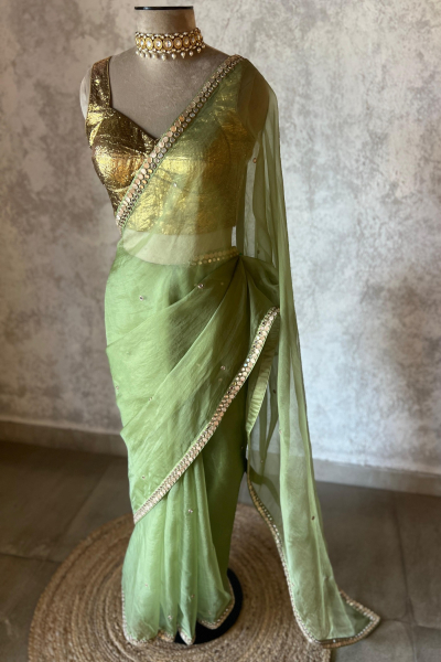 RIVERA SILK ORGANZA SAREE