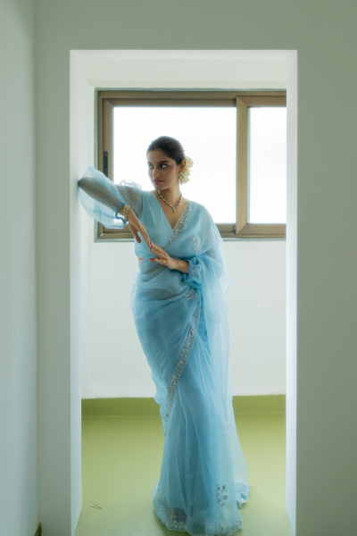 JULIETTE SILK ORGANZA SAREE