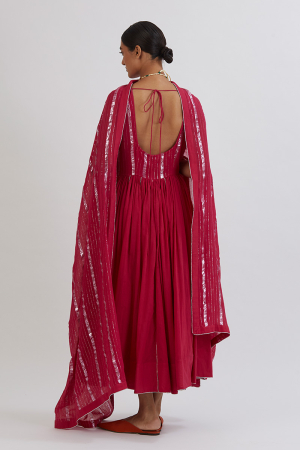 PINK RUPALI ANARKALI
