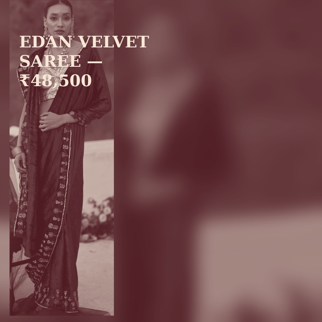 EDAN VELVET SAREE