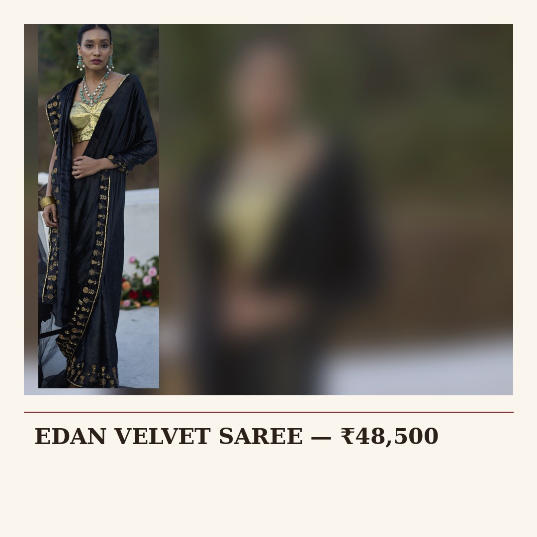 EDAN VELVET SAREE