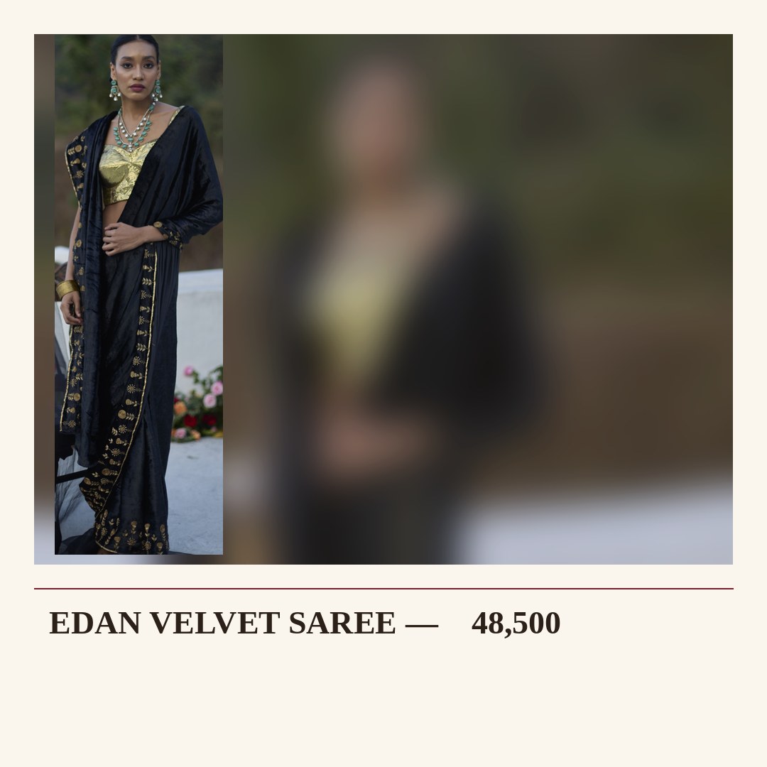 EDAN VELVET SAREE