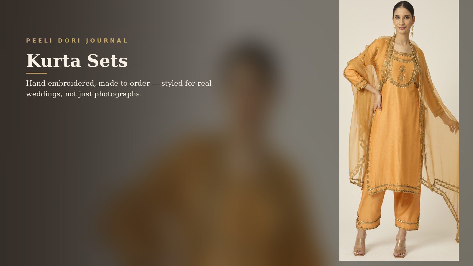 Kurta Sets — Peeli Dori