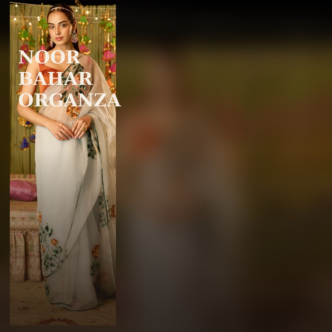 NOOR BAHAR ORGANZA SAREE