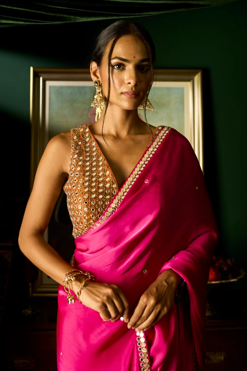 SATIN SILK Saree