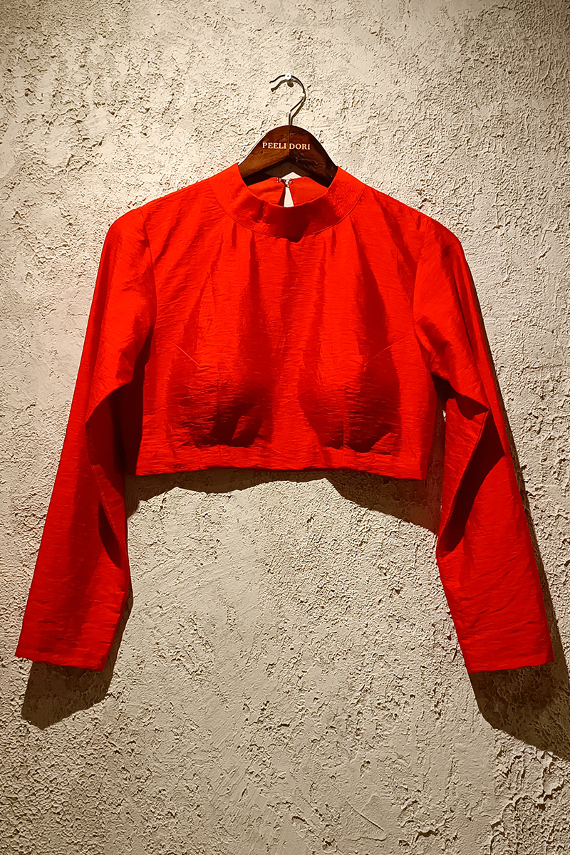 Chinese Band Blouse