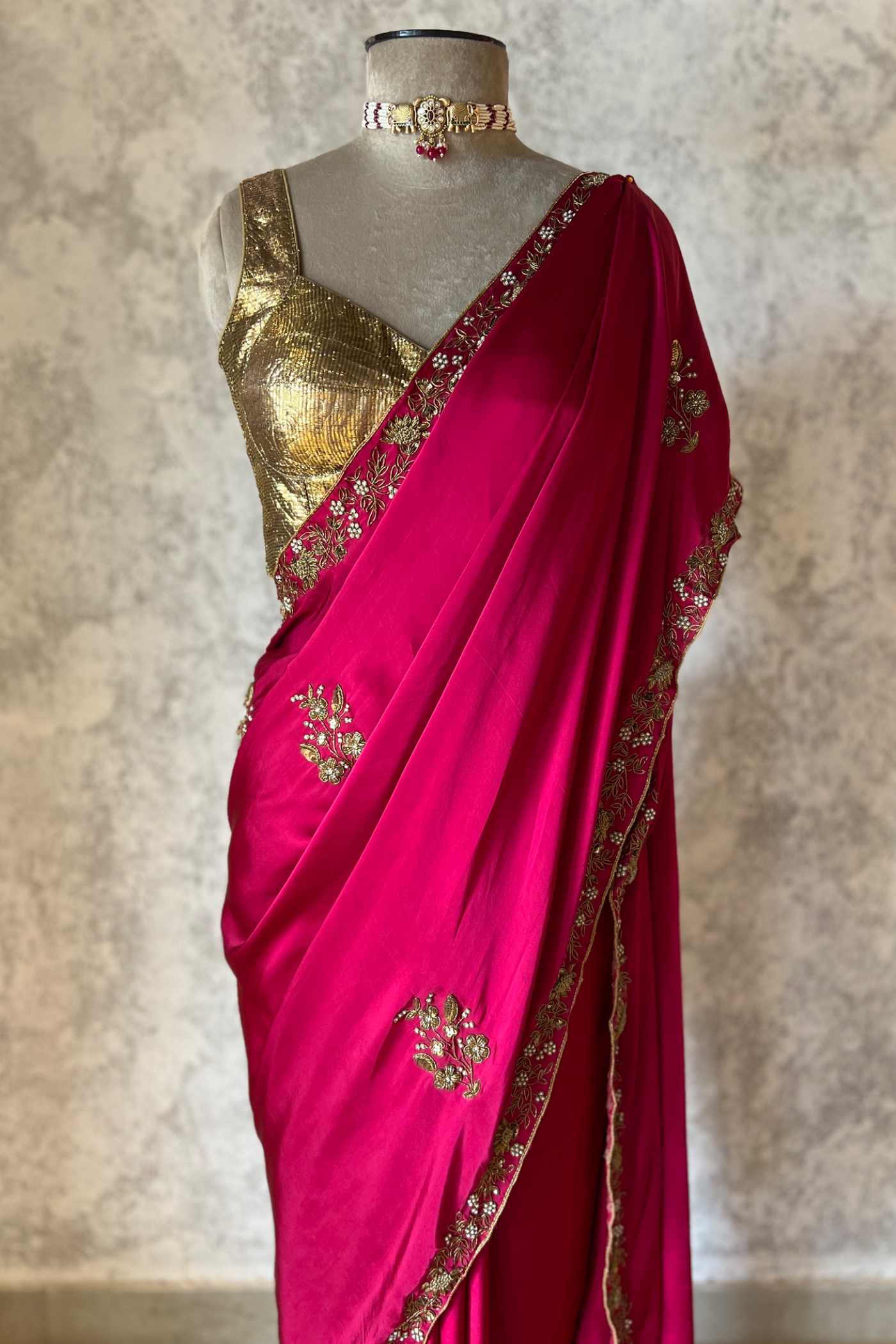 Rani Silk Meenakshi Saree | Peeli Dori